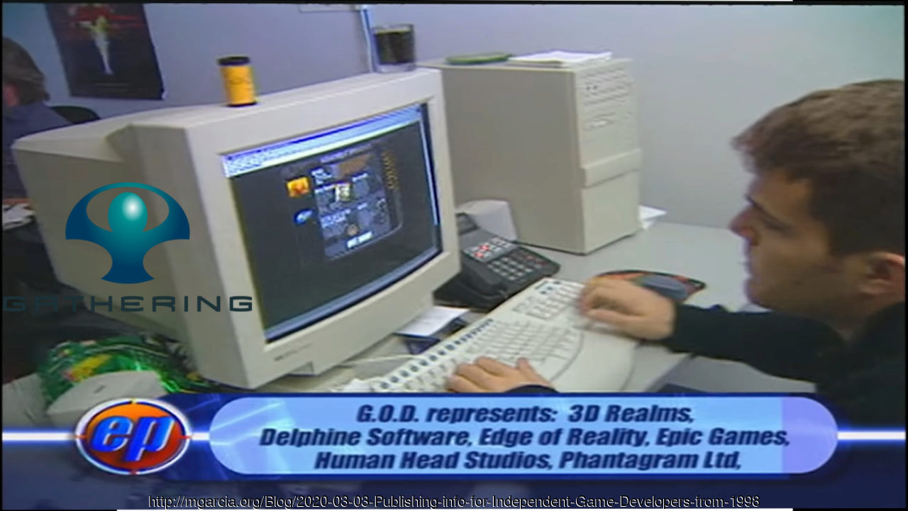 Image: Publishing info for Independent Game Developers from 1998